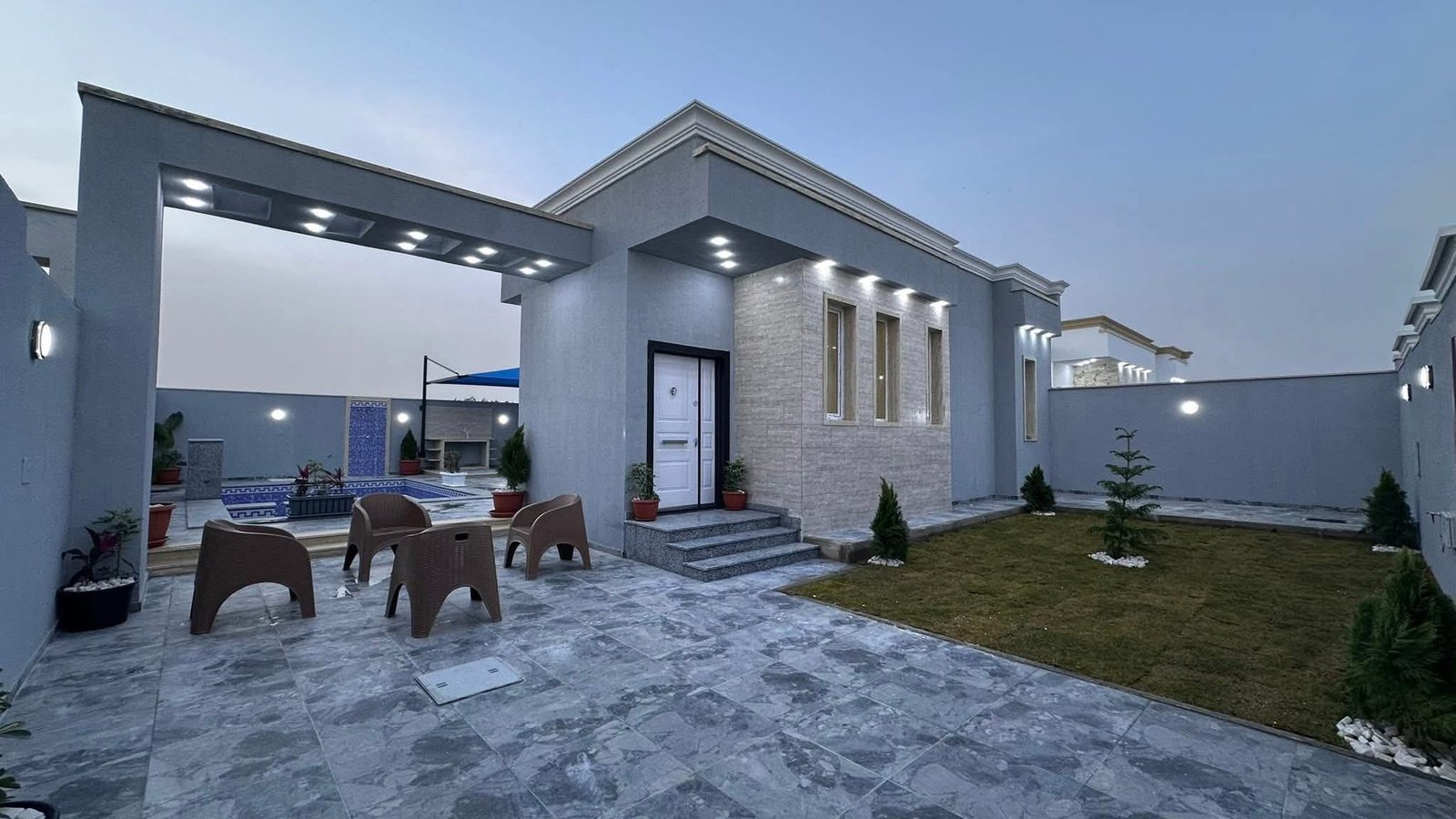 دهان المباني الخارجية