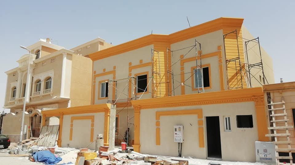 دهان المباني الخارجية