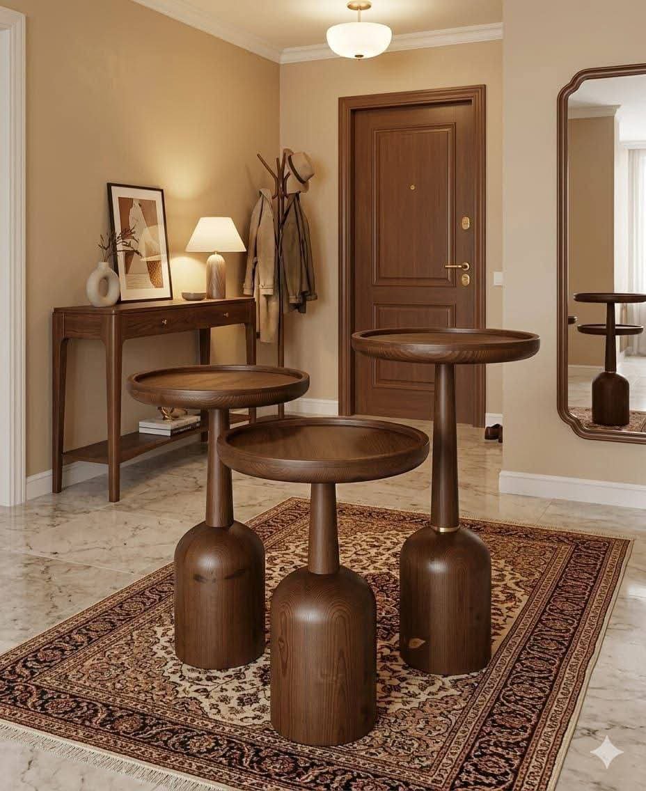 طاولات خشب مودرن