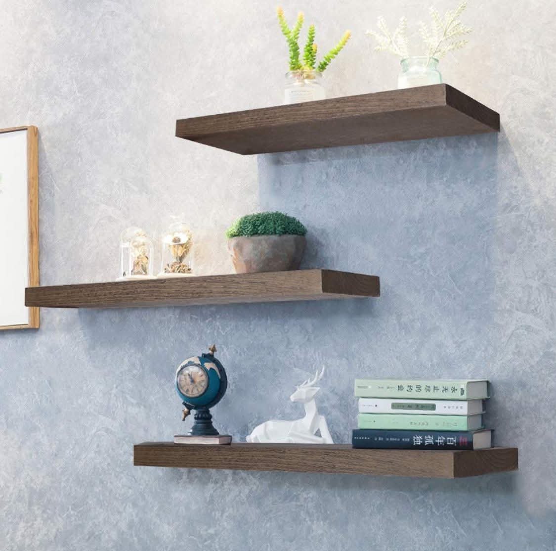 أرفف خشب ديكور