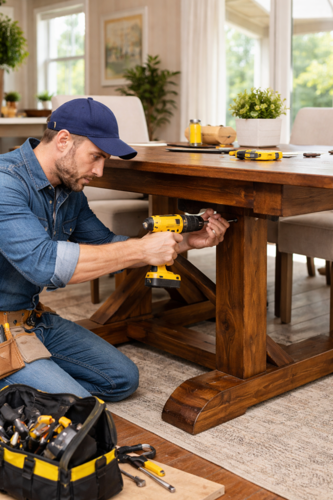 صيانة طاولة طعام فني صيانة مطابخ بجده