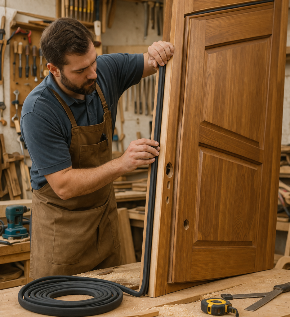 عزل أبواب خشب بجدة